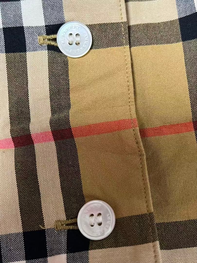 BURBERRY チェック柄 シャツワンピース UK 8