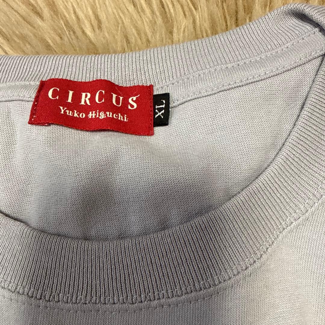 【未着用】CIRCUS Yuko Higuchi XL Tシャツ 猫デザイン