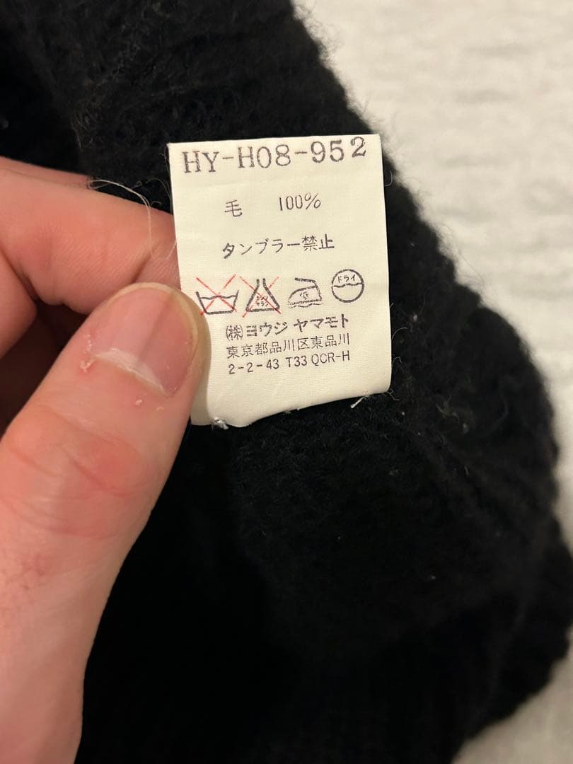帽子 yohji yamamoto pour homme 98aw beanie