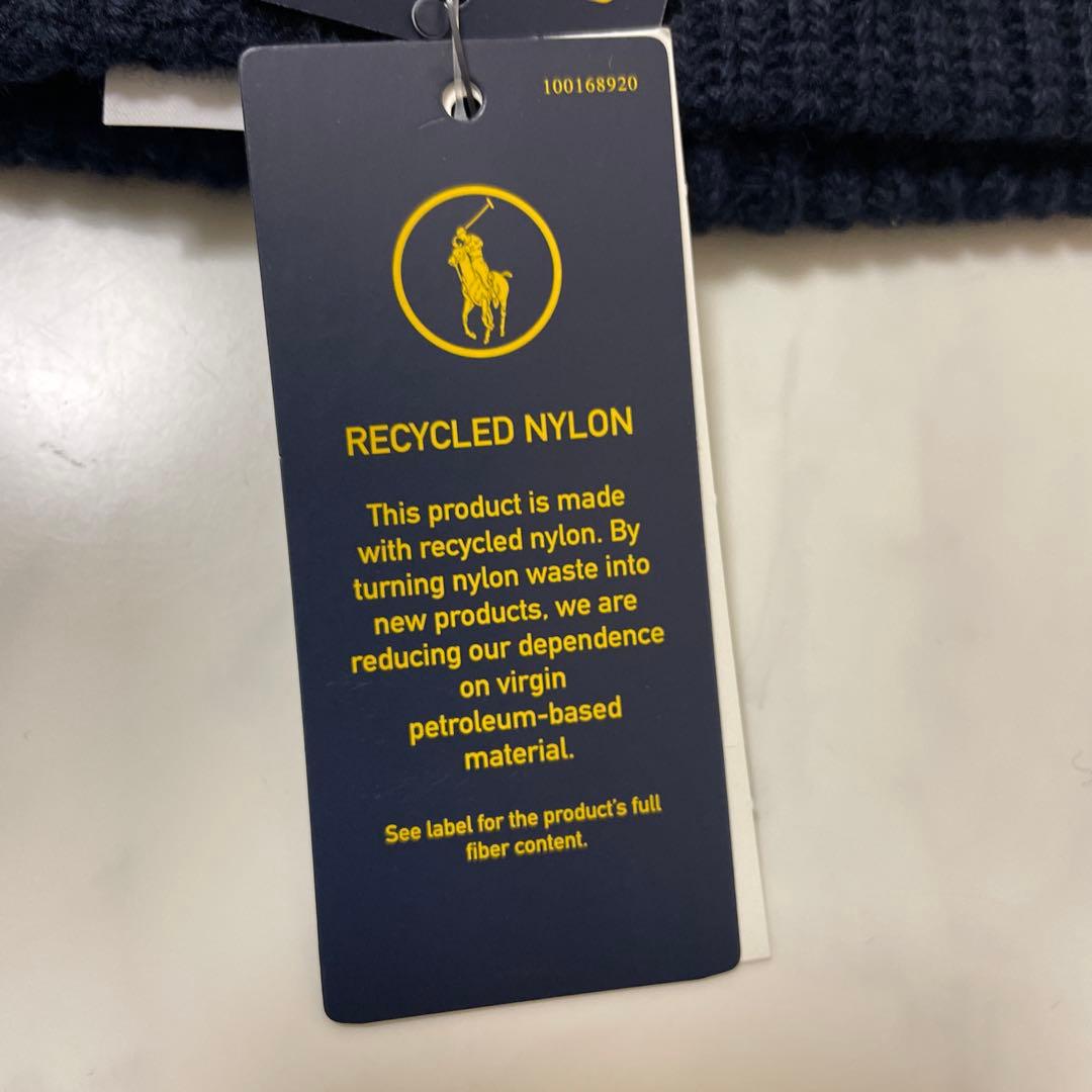 【新品未使用】POLO RALPH LAUREN ポロベア リブニット ニット帽