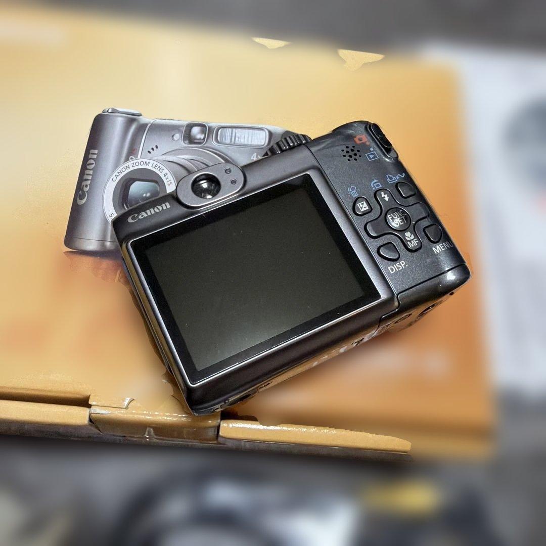 美品 名機 平成レトロ 元箱付き Canon PowerShot A590 is