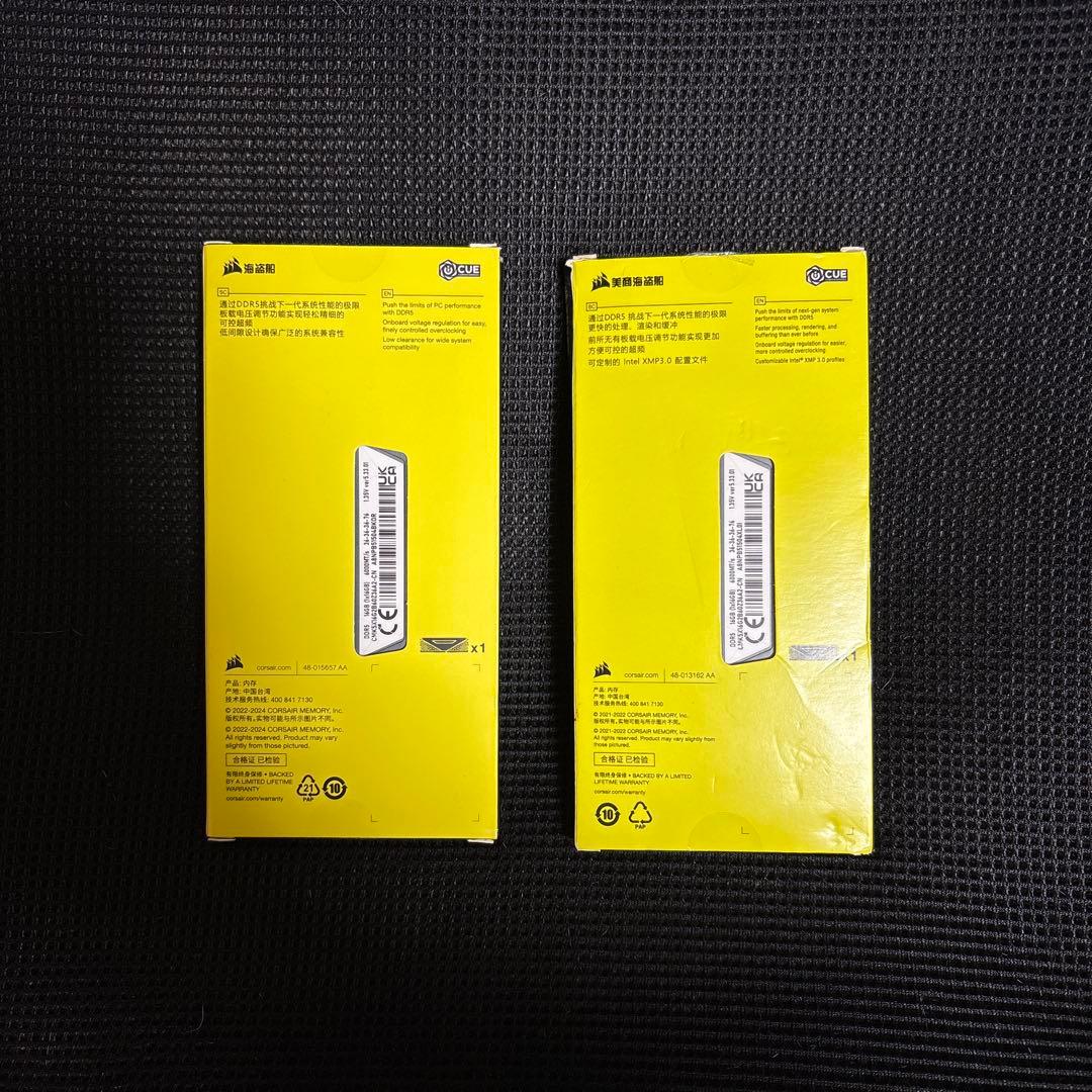 ミ*ー様 新品 CORSAIR Vengeance DDR5 32GB 6000