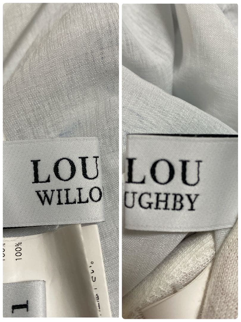 LOULOUWILLOUGHBY 総柄 街並み ロングスカート Sサイズ