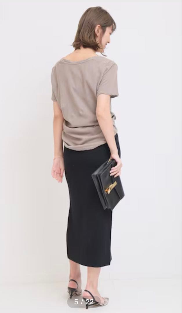 新品タグ付き　ドゥーズィエムクラス購入　madisonblue スカート　黒