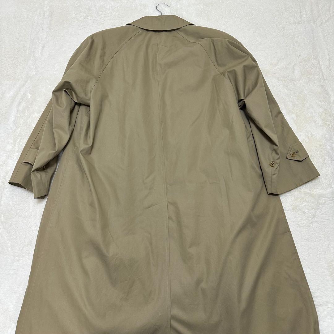 【美品】　バーバリー　ベージュ バルマカンコート　ノバチェック　ライナー　M