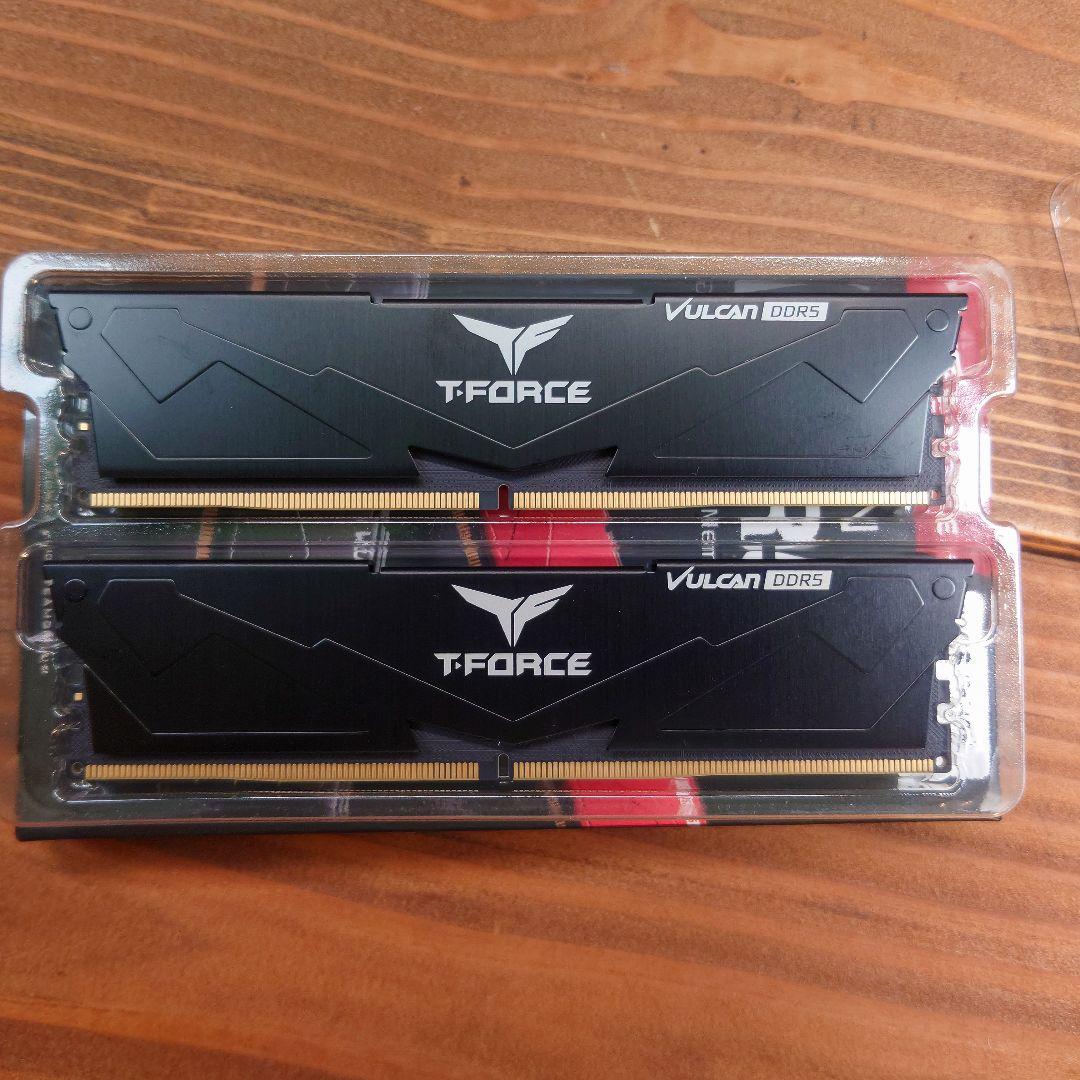 メモリー T-Force Vulcan DDR5 32GB 2x16GB 5200MHz
