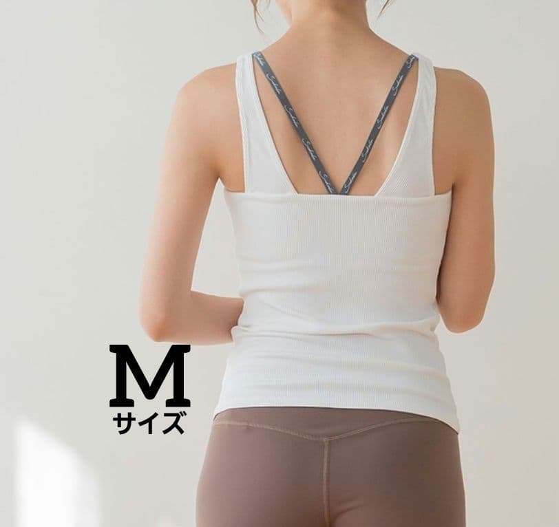 新品未使用【SUKALA】リブロゴタンクトップ