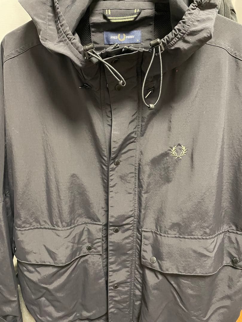 FRED PERRY ナイロン ブルゾン マウンテン パーカー M