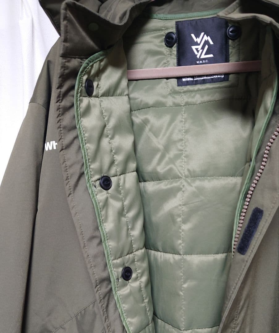 White Mountaineering モッズコート オリーブ