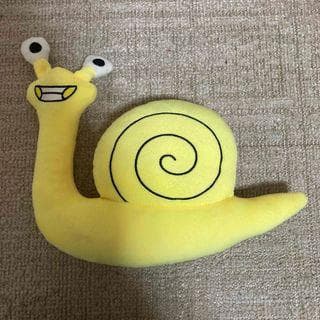 ゆう 19cm 白カタツムリのぬいぐるみ