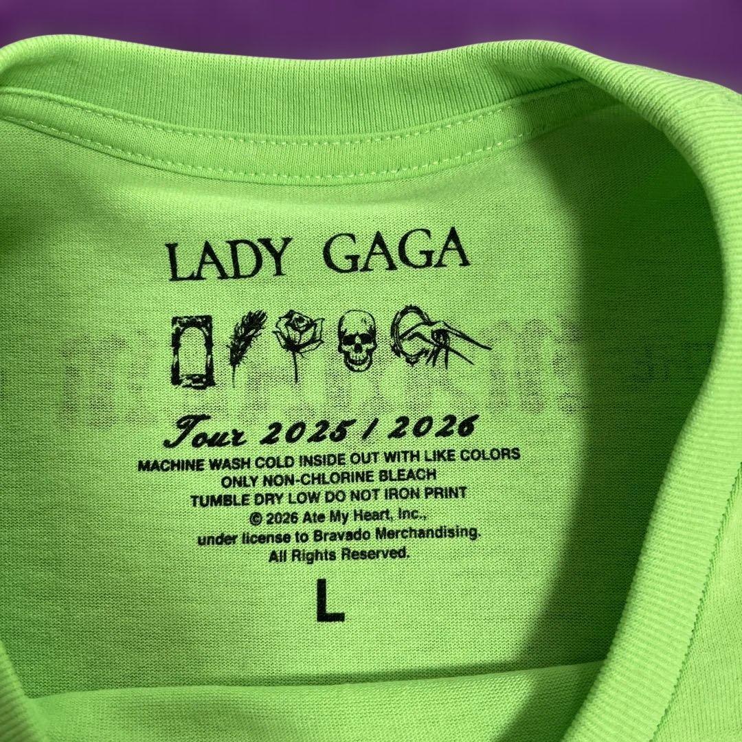 LADY GAGA 2026年ライブTシャツ　Lサイズ