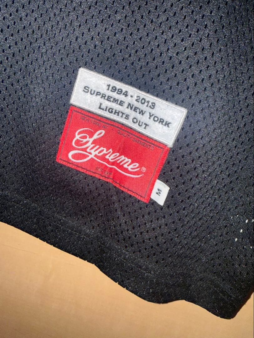 トップス SUPREME 13SS BBALL JERSEY \"LIGHTS OUT\"