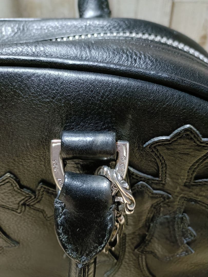 CHROME HEARTS ジムバッグ ミディアム セメタリークロスパッチ