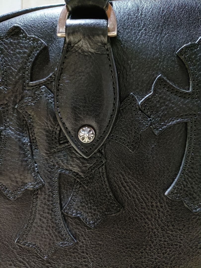 CHROME HEARTS ジムバッグ ミディアム セメタリークロスパッチ