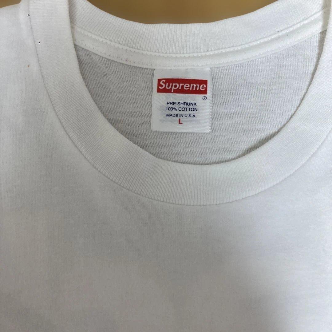 Supreme ブラックキャットバックプリント Tシャツ