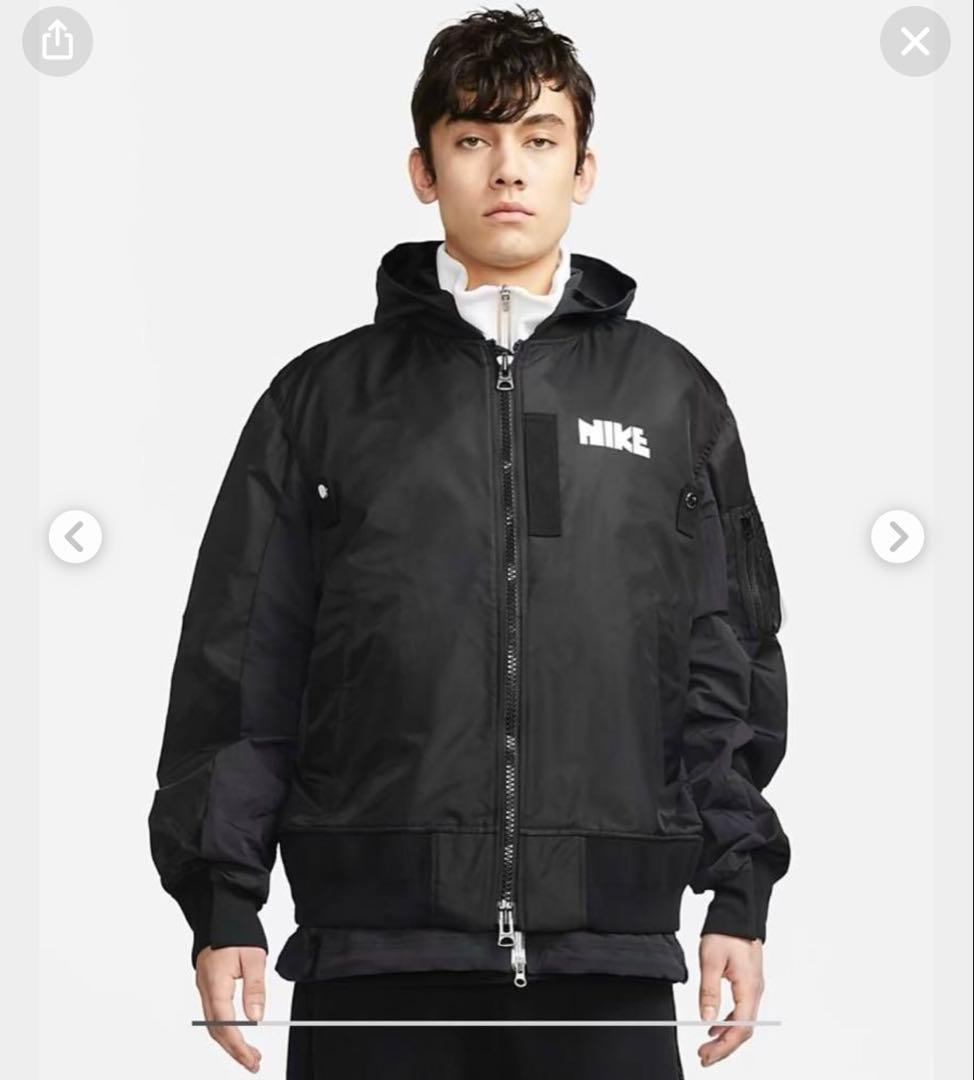 秋元梢着用 ◆ Sacai x Nike コラボ ドッキングジャケット ◆