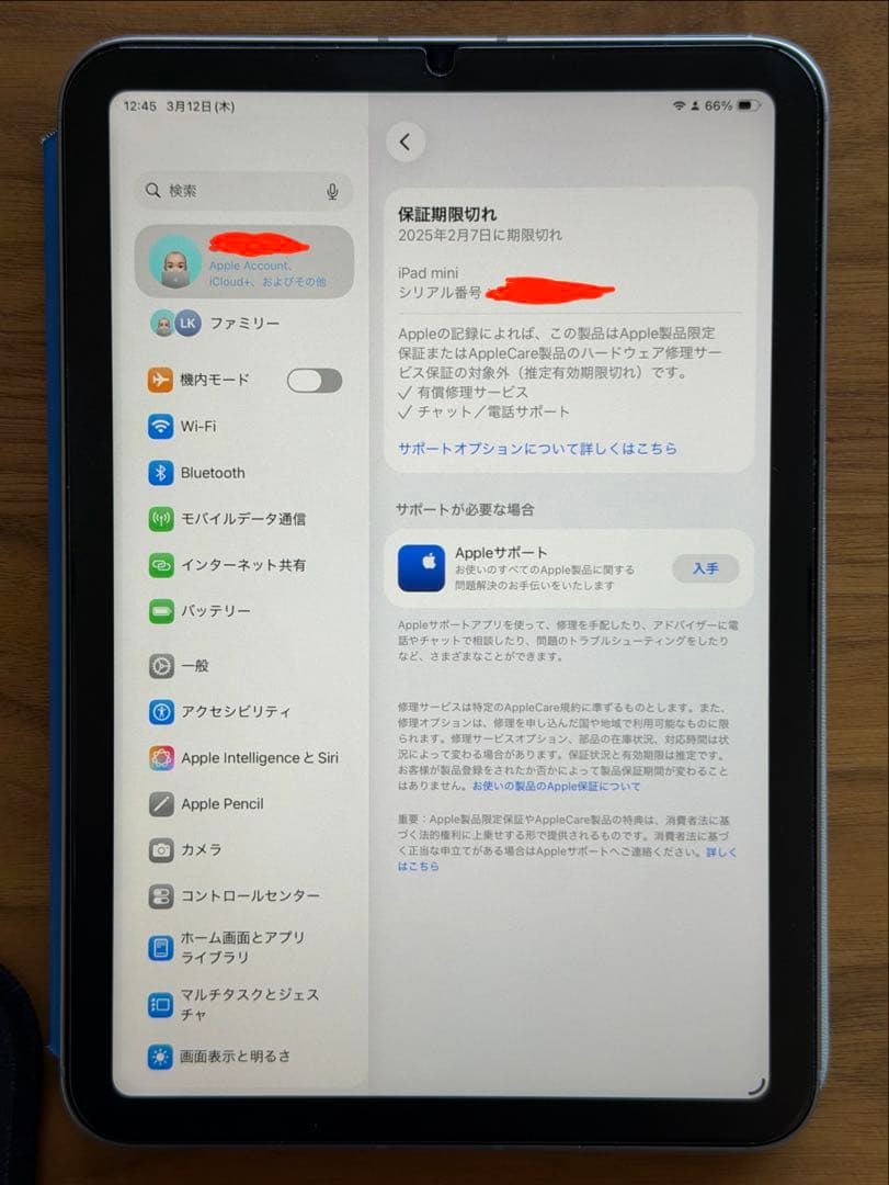 iPad mini 第7世代 Cellular 128GB 美品