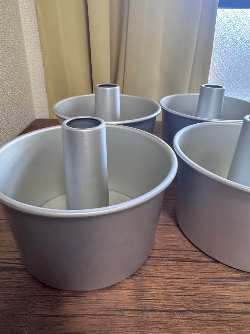 浅井商店　トール　つなぎ目のないアルミシフォンケーキ型 17cm 6つ　お菓子屋