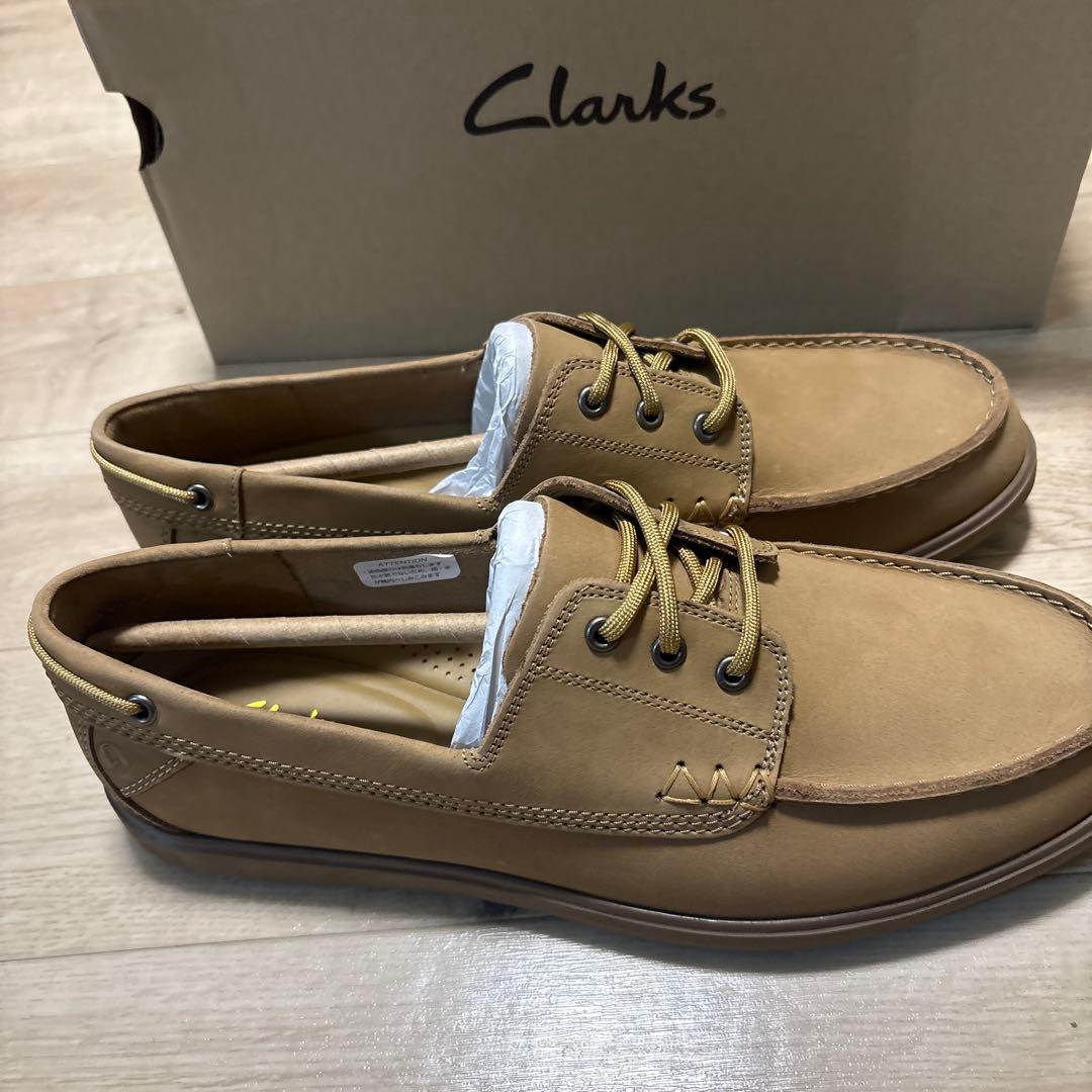 【新品】Clarks シューズ ブラットンボート 27.5cm