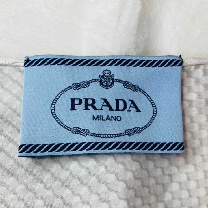 【美品】PRADA MILANO プラダ　高級　ドレス　ワンピース　総柄　42