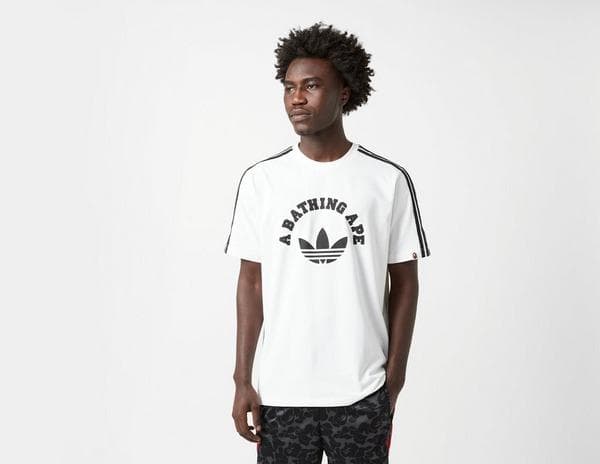 新品未開封 25ss BAPE × adidas Tee White М 白