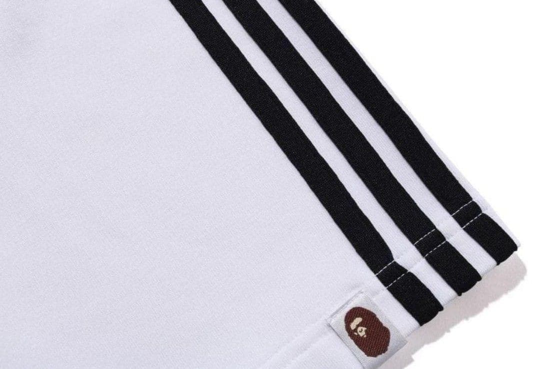 新品未開封 25ss BAPE × adidas Tee White М 白