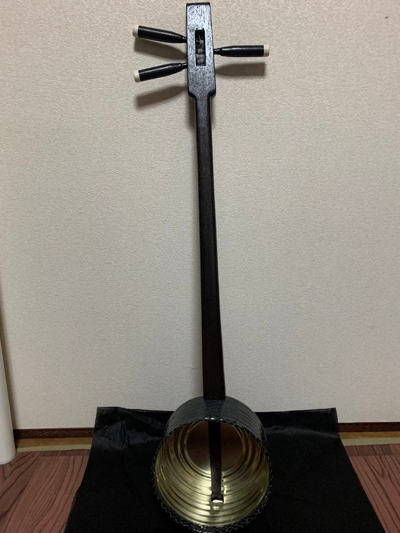 オリジナル蛇皮風　カンカラ三線