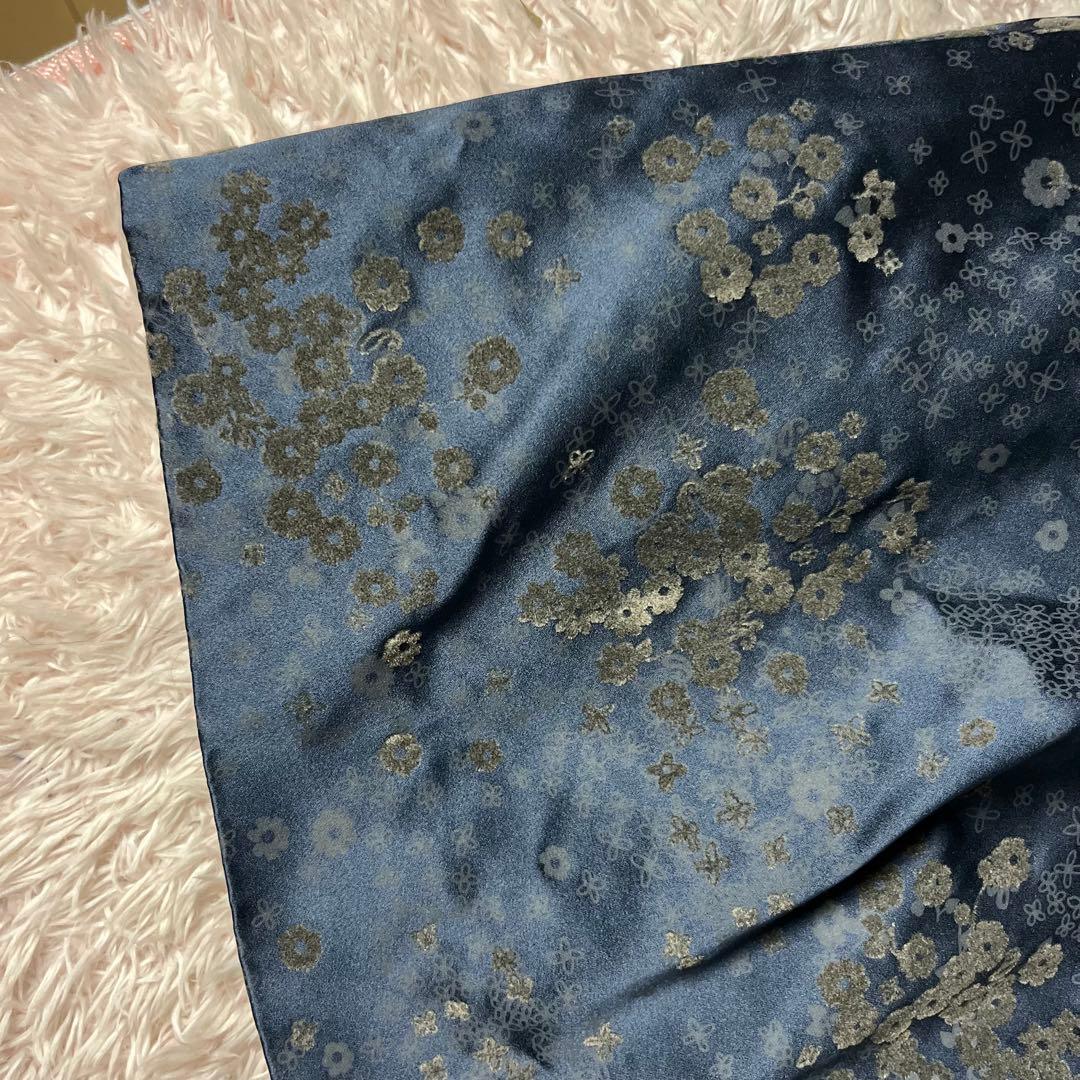✖︎ ルネ 花柄 ワンピース Aライン リボン ノースリーブ ブラック 黒 S