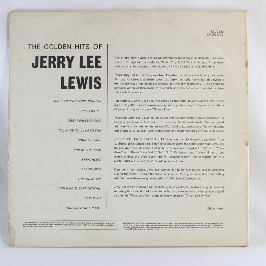 英LP The Golden Hits Of Jerry Lee Lewis
