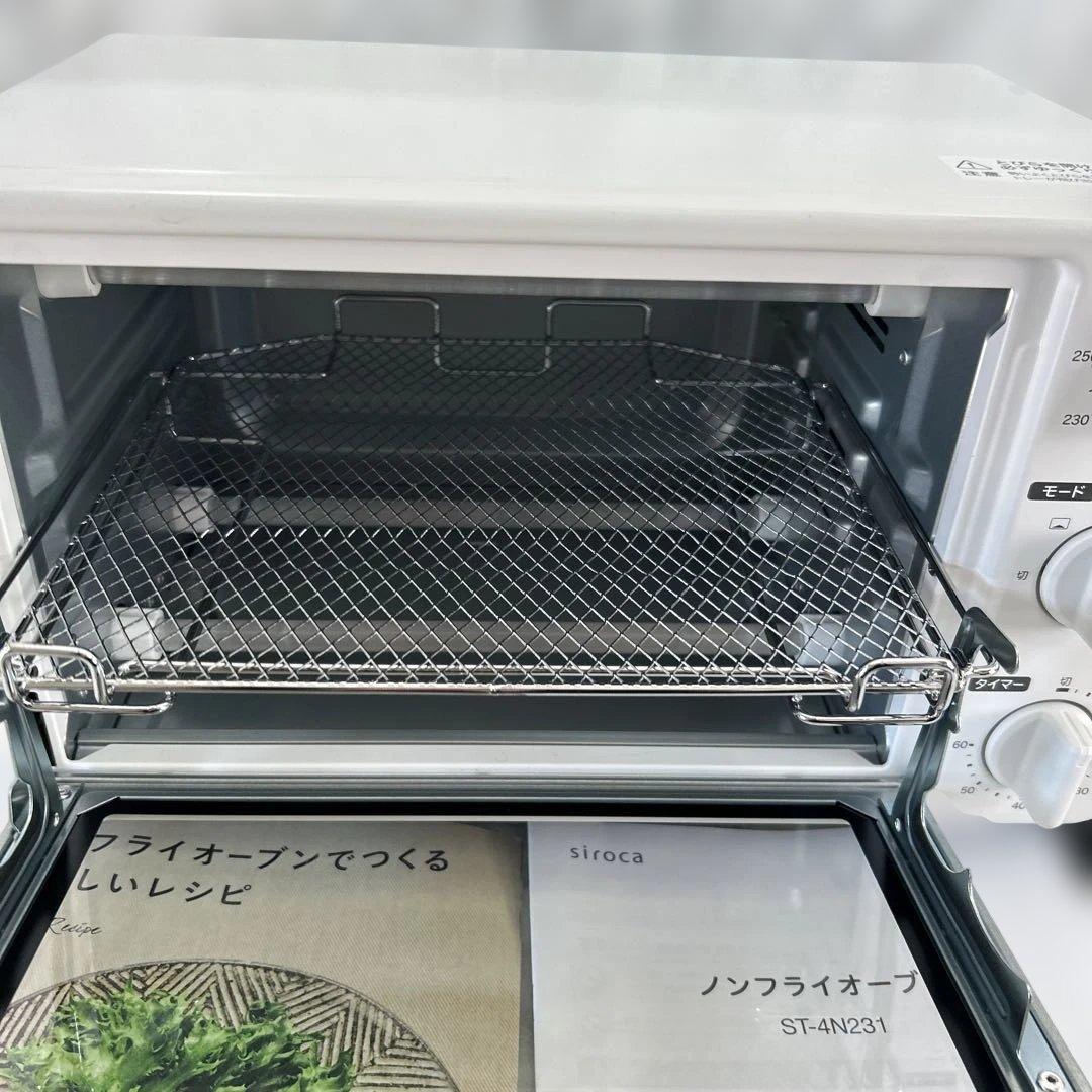 美品 Siroca ノンフライオーブン ST-4N231 箱無し　取説付