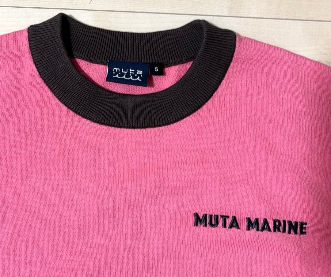 祝日価格！muta MARINE マルニーバイカラー ニットセーター