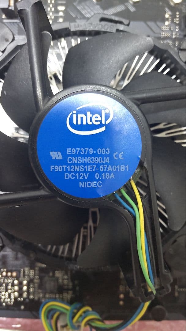 Intel Core i7‑8700＋ファン＋ASUS TUF H370‑PRO
