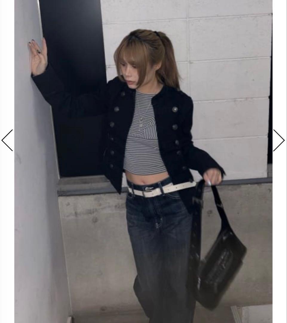 lagua gem COTTON NAPOLEON ジャケット　ナポレオン黒新品