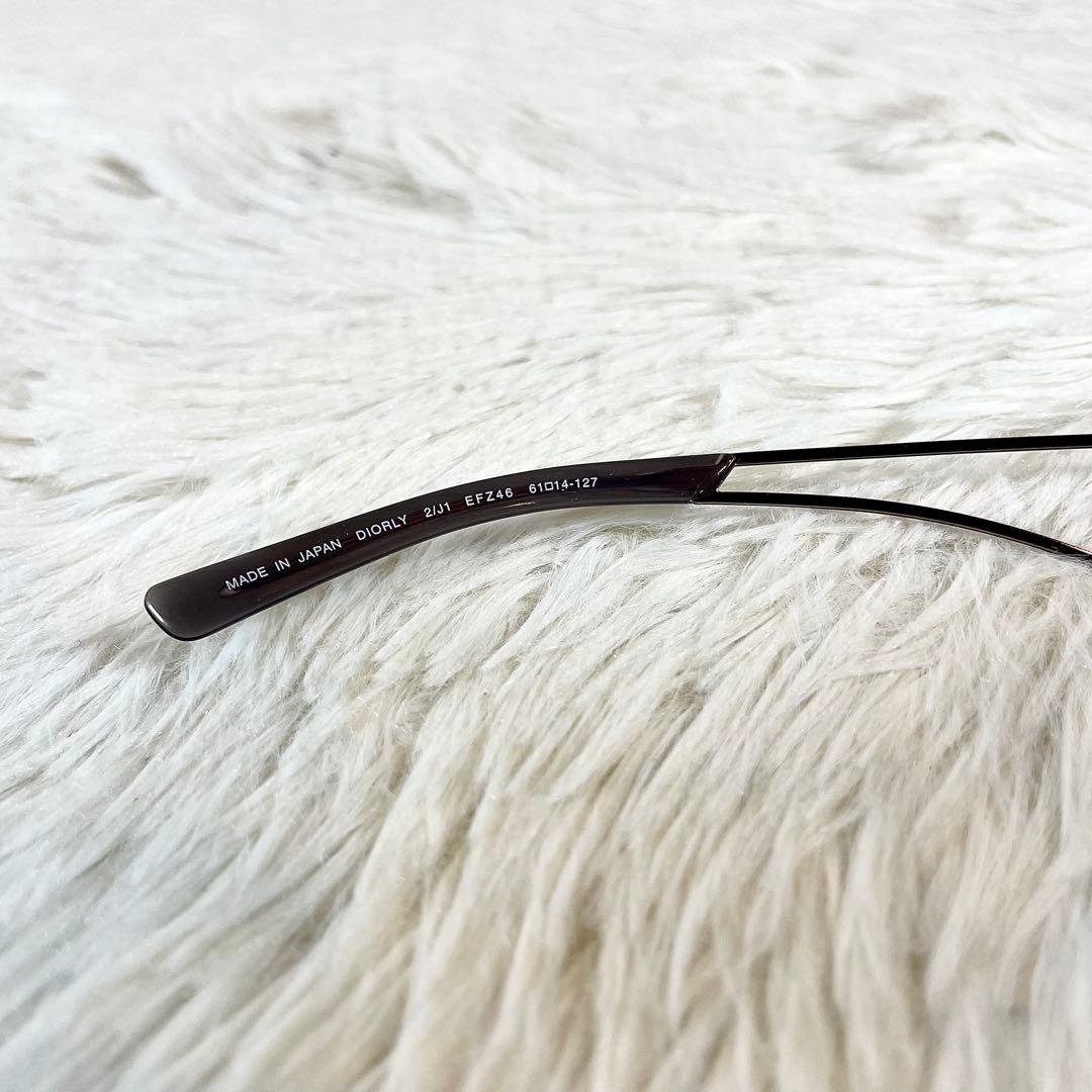 極美品　Christian Dior　DIORLY　EPZ46　ブラウンレンズ