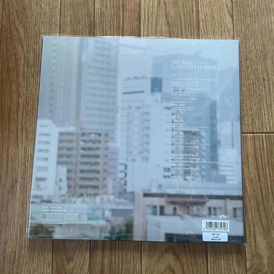 笹生実久 Tokyo City Lights 2 LP レコード