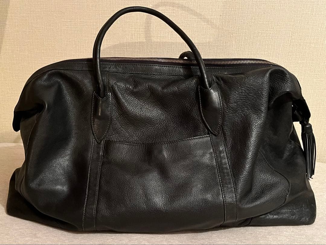 【美品】青山イビザ AOYAMA IBIZA 本革 ボストンバッグ大容量 日本製