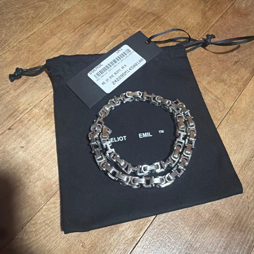 HELIOT EMIL Osmolal ネックレス シルバー
