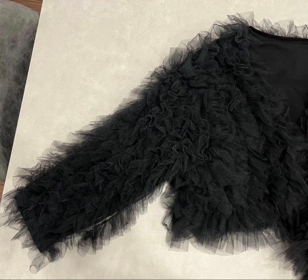 新品未使用タグ無し自宅保管 シーニュ cygne チュール ボレロ Serge