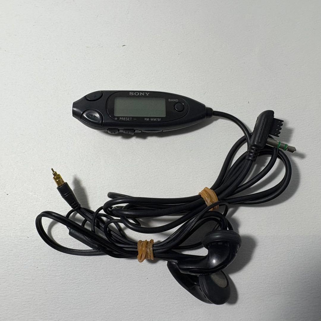通電確認 SONY ラジオ機能付き カセットウォークマン WM-FX1
