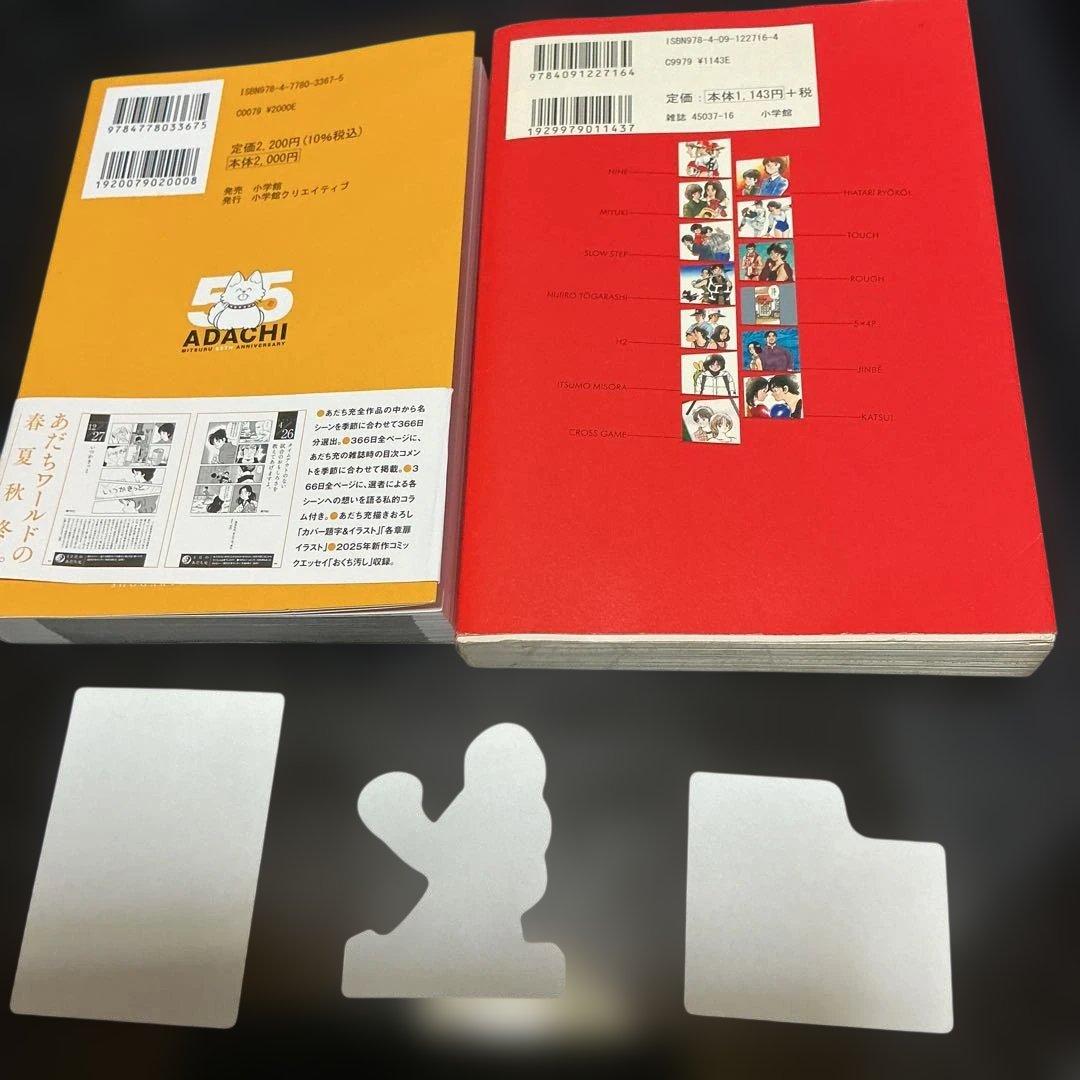毎日あだち充　おあとがよろしいようで　ステッカー　キーホルダー