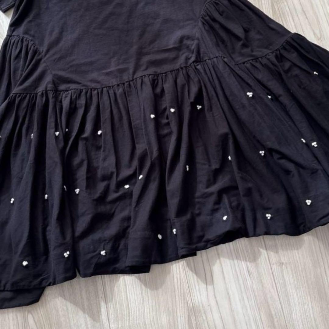【25SS】Merlette LUMEN フレンチノット刺繍 ティアードドレス