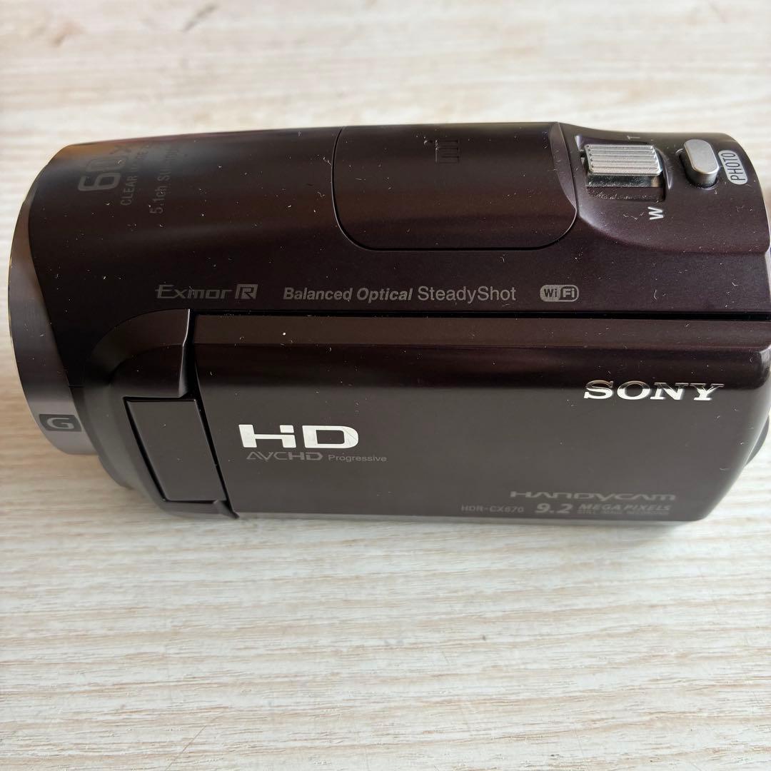 SONY HDR-CX670 ビデオカメラ 本体