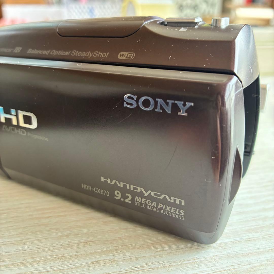 SONY HDR-CX670 ビデオカメラ 本体