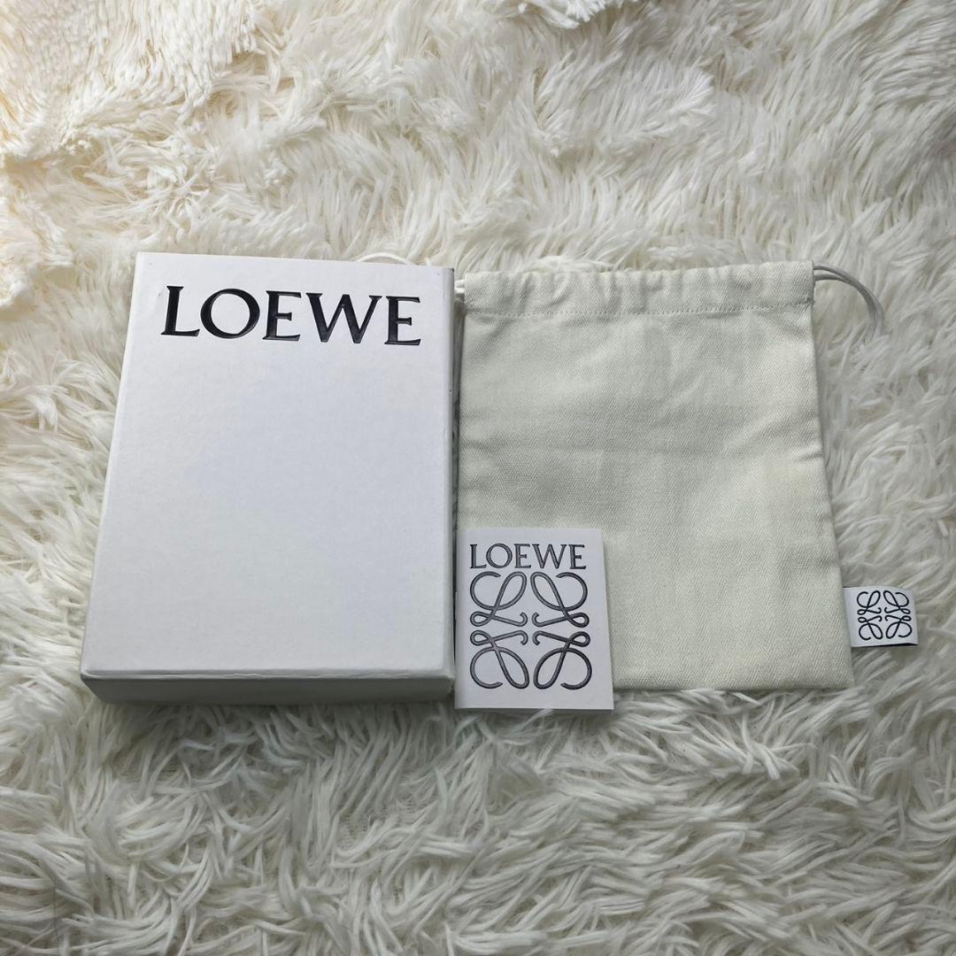 美品 LOEWE ロエベ ノット コンパクト ウォレット 財布 ジップウォレット