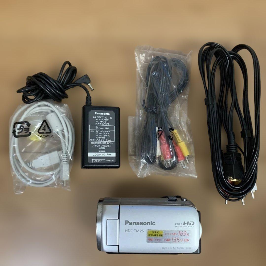 Panasonic HDC-TM25 ビデオカメラ 本体 2011年製 動作○