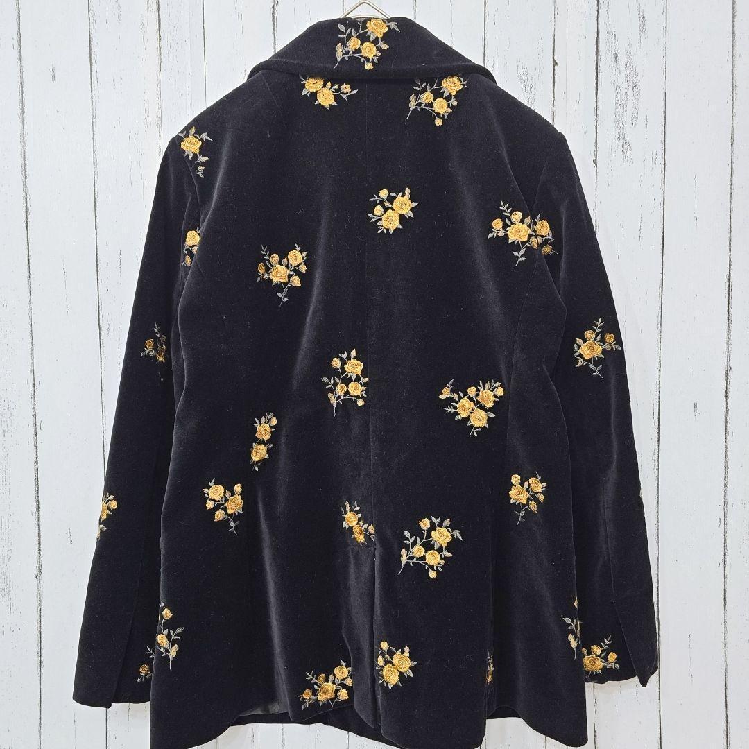 美品✨MOUSSY マウジー　ベルベット テーラードジャケット　金ボタン