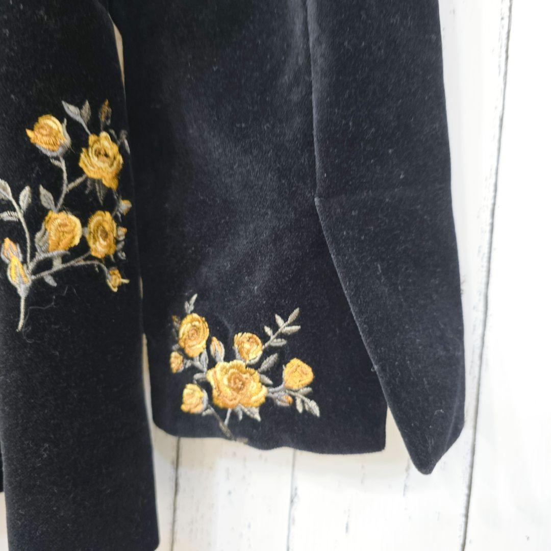 美品✨MOUSSY マウジー　ベルベット テーラードジャケット　金ボタン