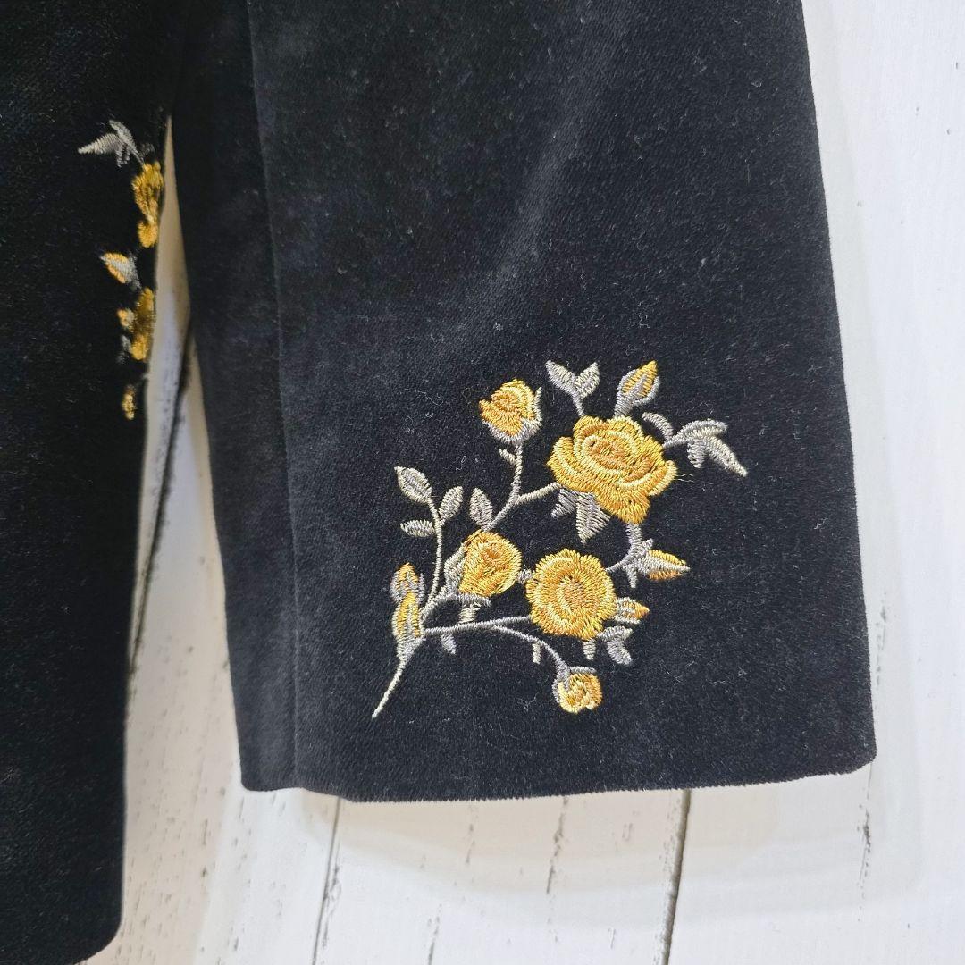 美品✨MOUSSY マウジー　ベルベット テーラードジャケット　金ボタン