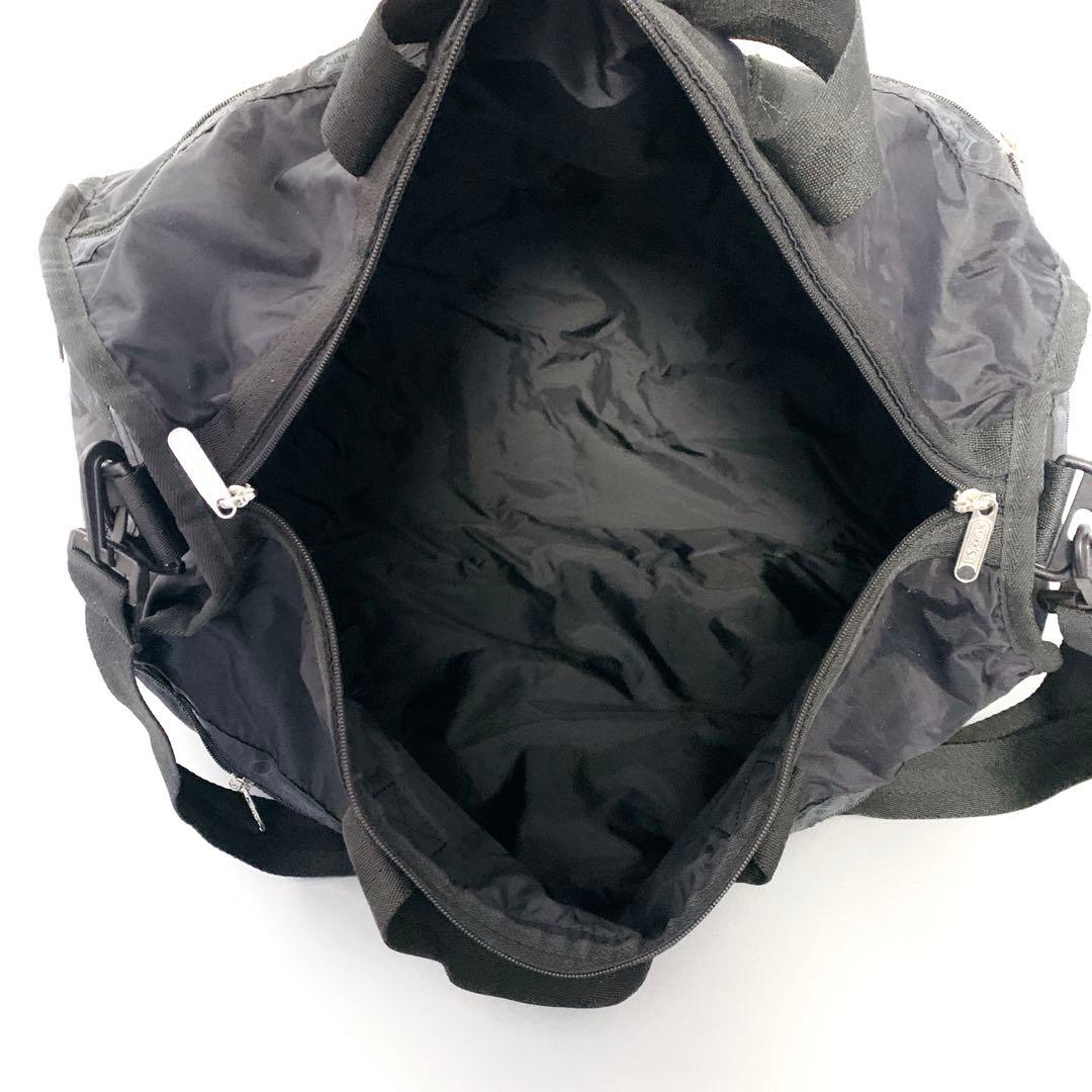 ✨極美品 LeSportsac 2way ボストンバッグ ブラックLG ポーチ付