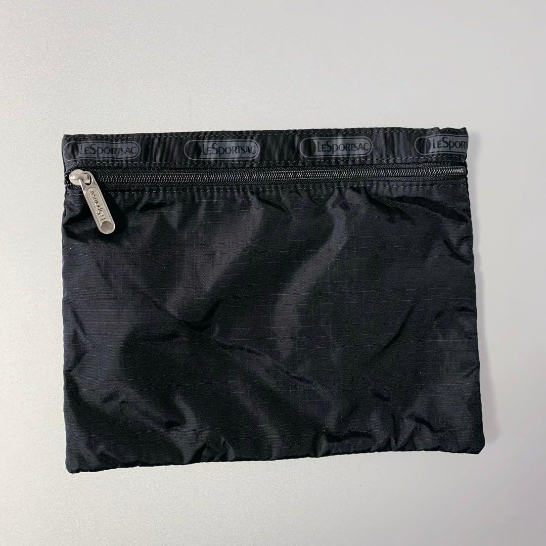 ✨極美品 LeSportsac 2way ボストンバッグ ブラックLG ポーチ付
